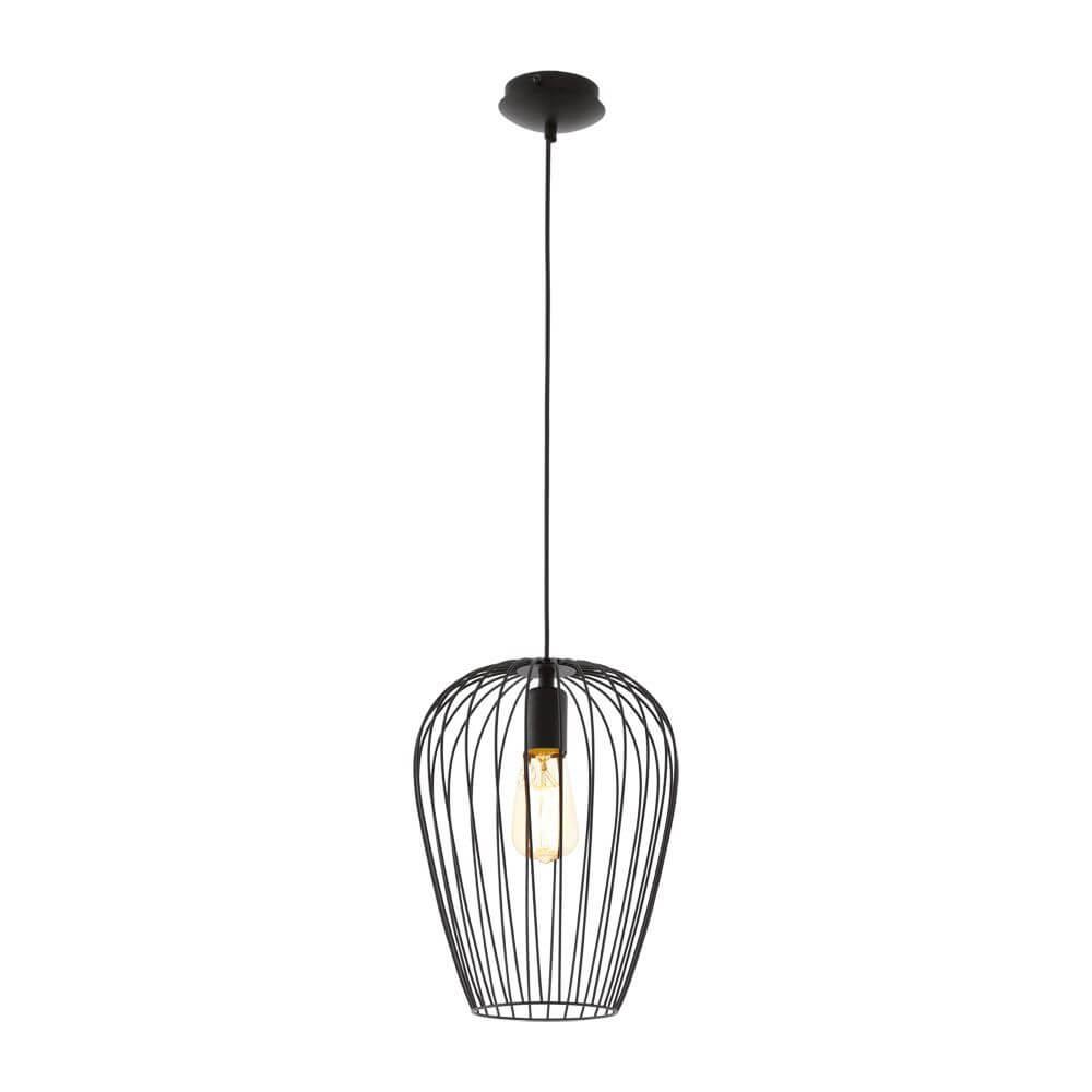 EGLO Pendelleuchte Newtown Schwarz Ø 27,5 cm