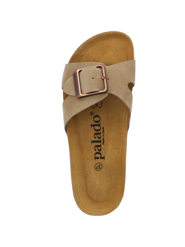 palado Pantoletten in capuccino beige günstig kaufen
