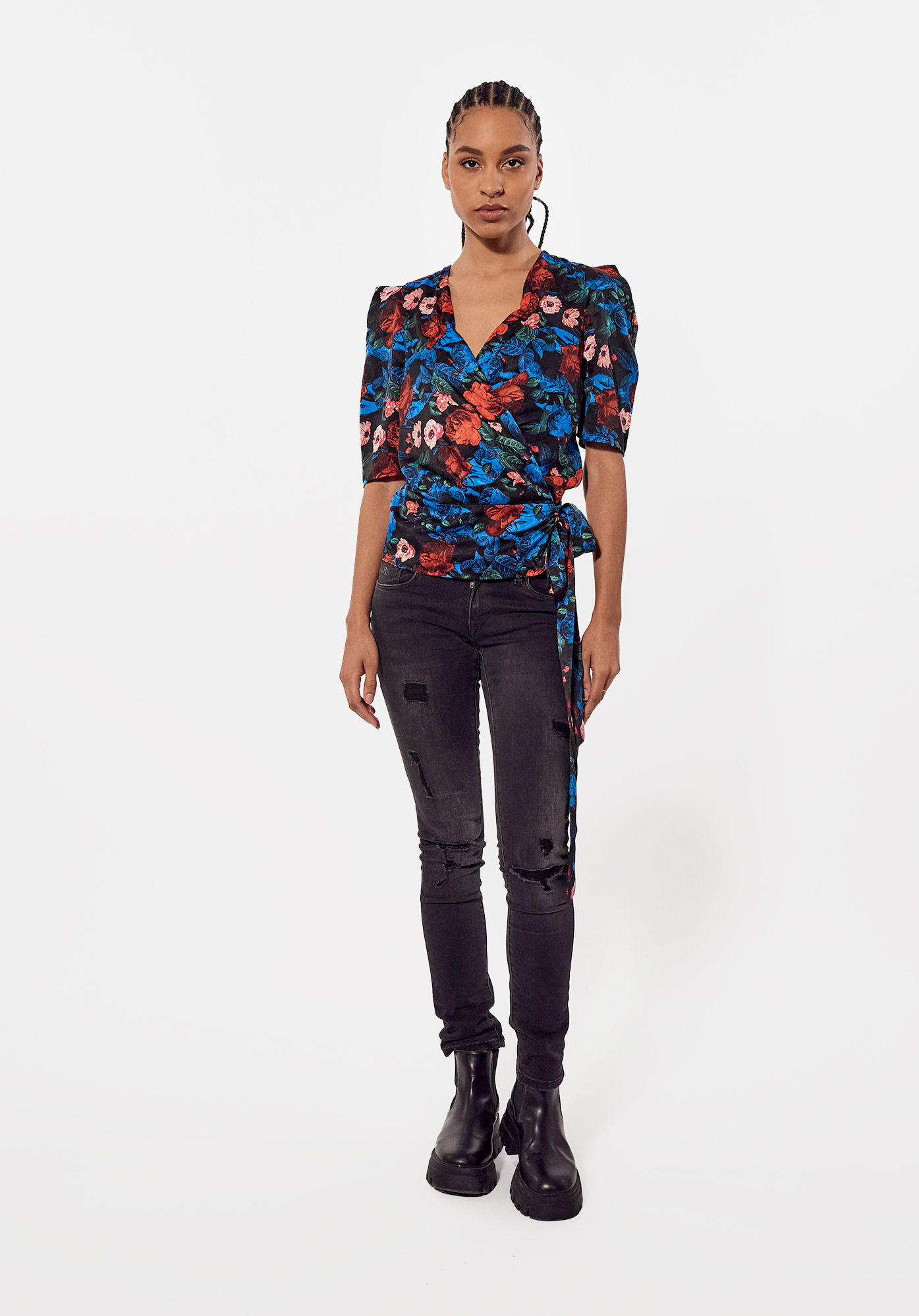 BABY   Blouse fleurie Femme