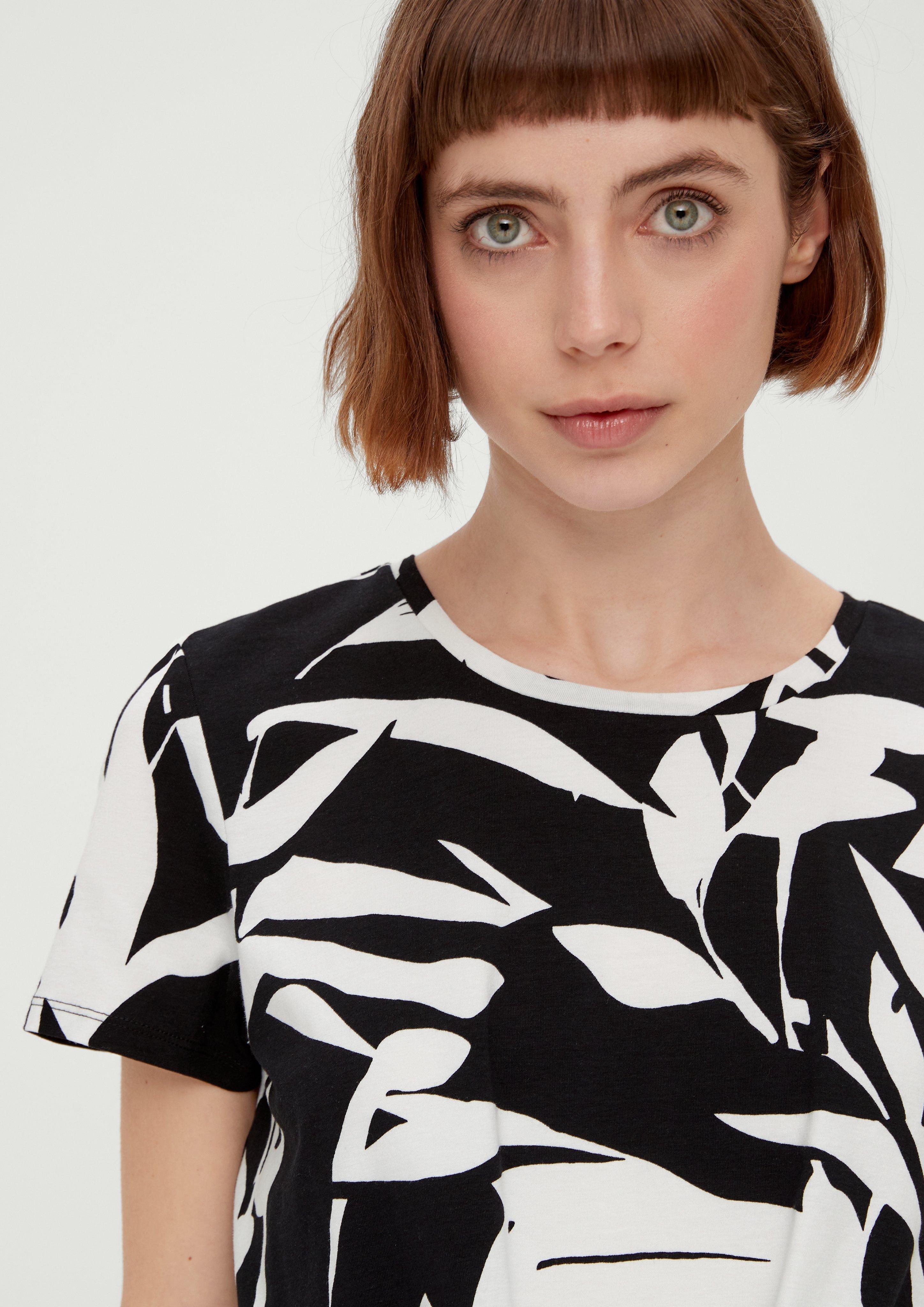 T-Shirt aus Baumwollstretch  2131944-99A3
