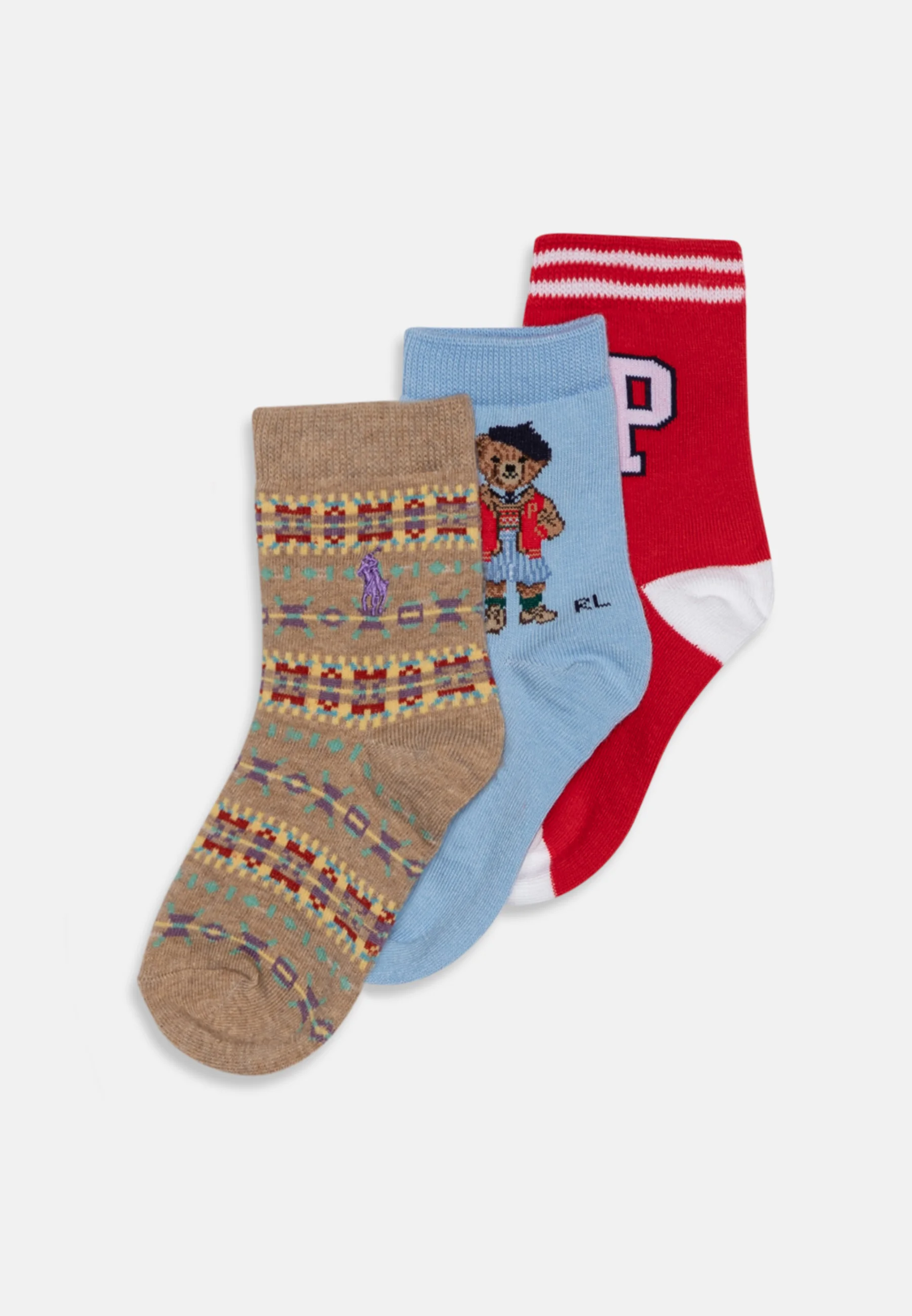Polo Ralph Lauren CREW UNISEX PACK DE 3 - Calcetines