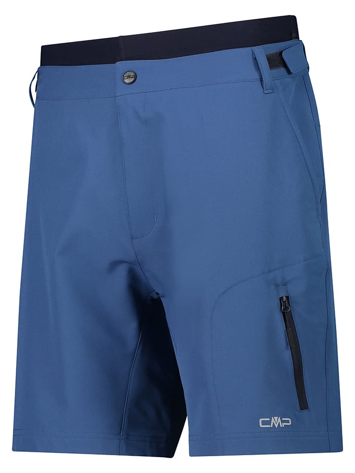 CMP 3in1-Fahrradshorts in Blau/ Schwarz günstig kaufen