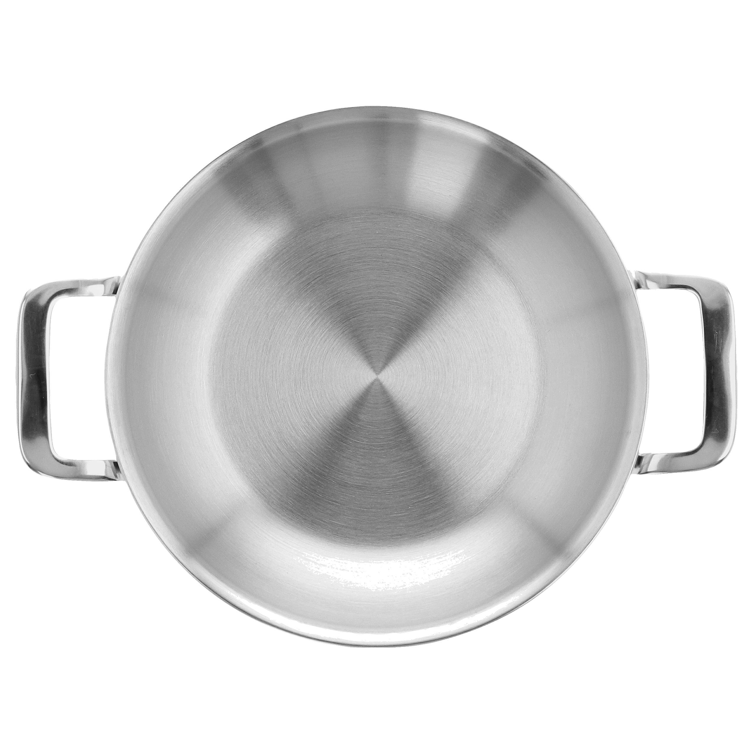 Bratpfanne 20 cm, 18/10 Edelstahl, Silber
