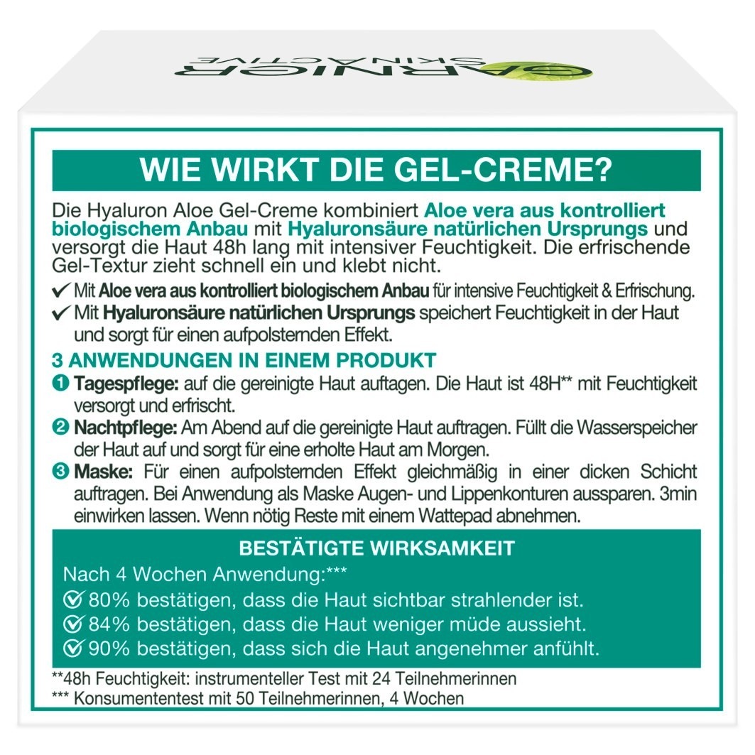 Hyaluron Aloe Gel-Creme