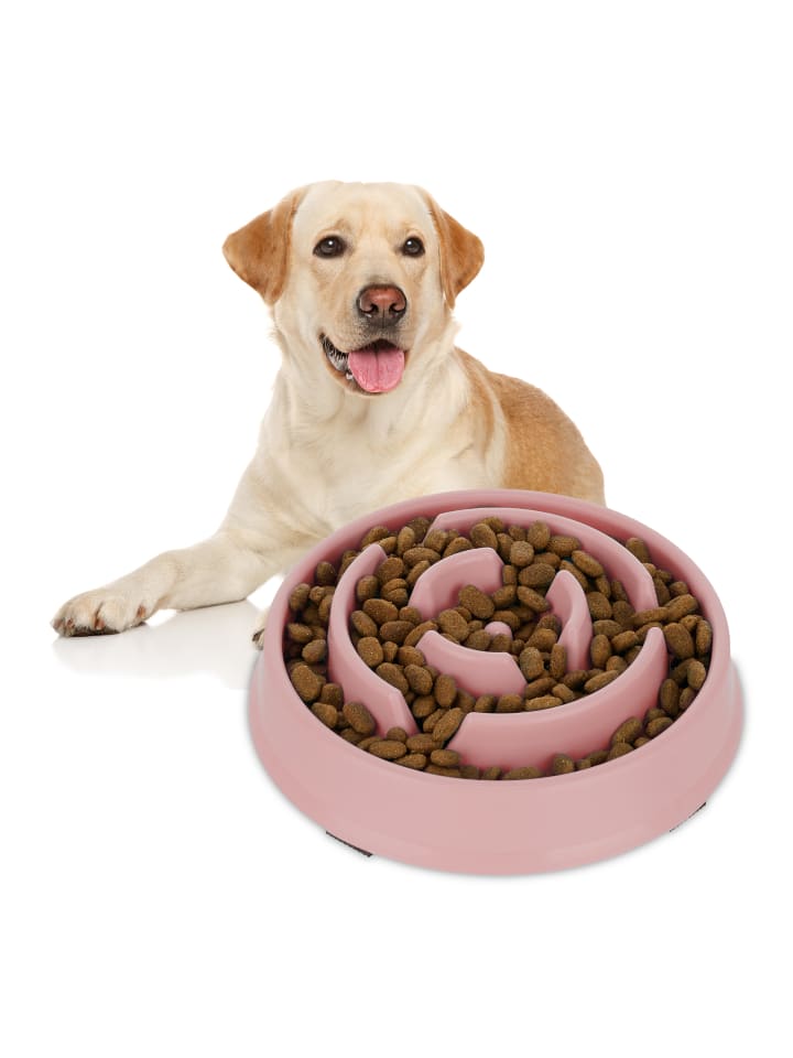 relaxdays Anti Schling Napf in Rosa - 400 ml günstig kaufen onesize
