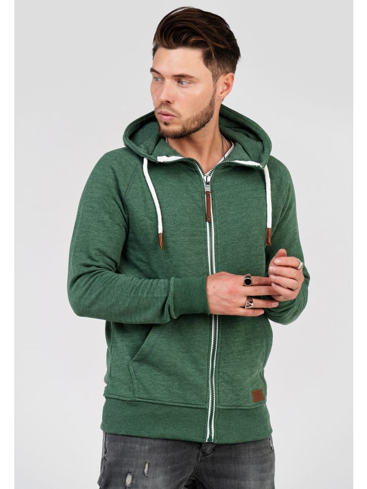 SOULSTAR Sweatjacke - MSWMODESTO Hoodie Weicher Kapuzenpullover Sweatshirt in Grün günstig kaufen