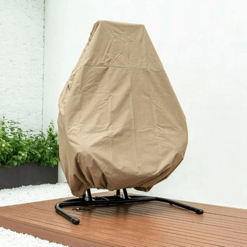 2024 Patio Wicker Swing Chair With Stand Rain Cover Included