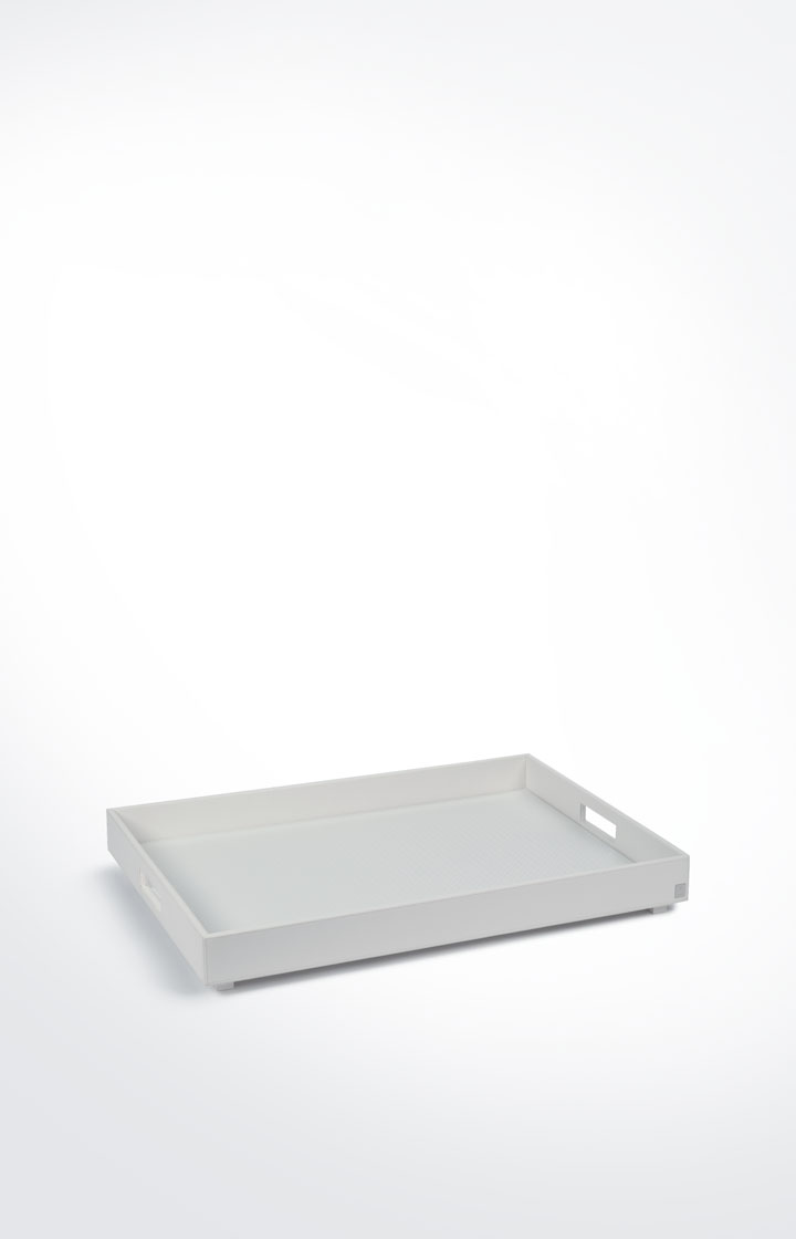 Großes Tablett Homeline, Weiß