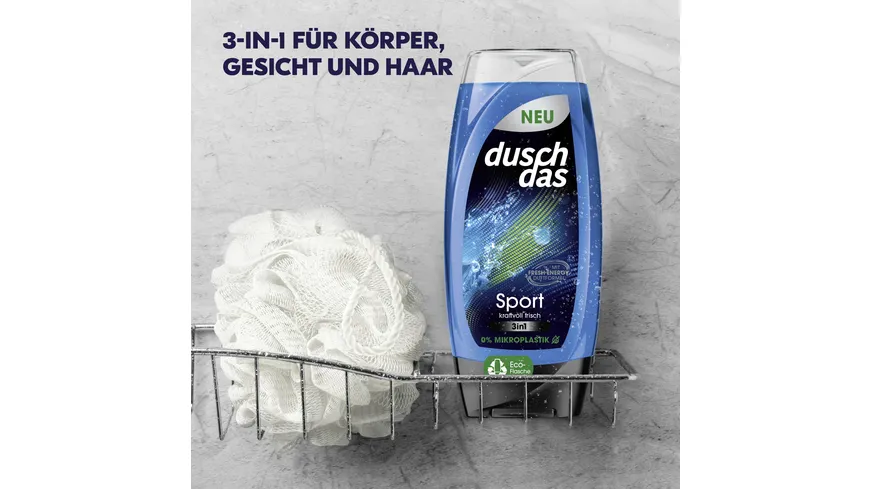 Duschdas Duschgel Sport 3in1 225 ml