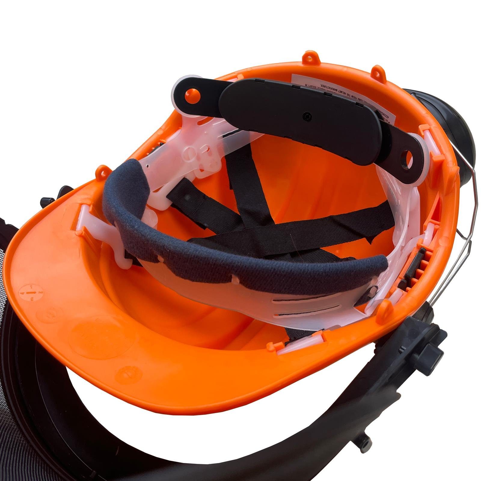 TRUTZHOLM Framepool Forsthelm Forstschutzhelm mit Visier und Gehörschutz Schutzhelm 50-66