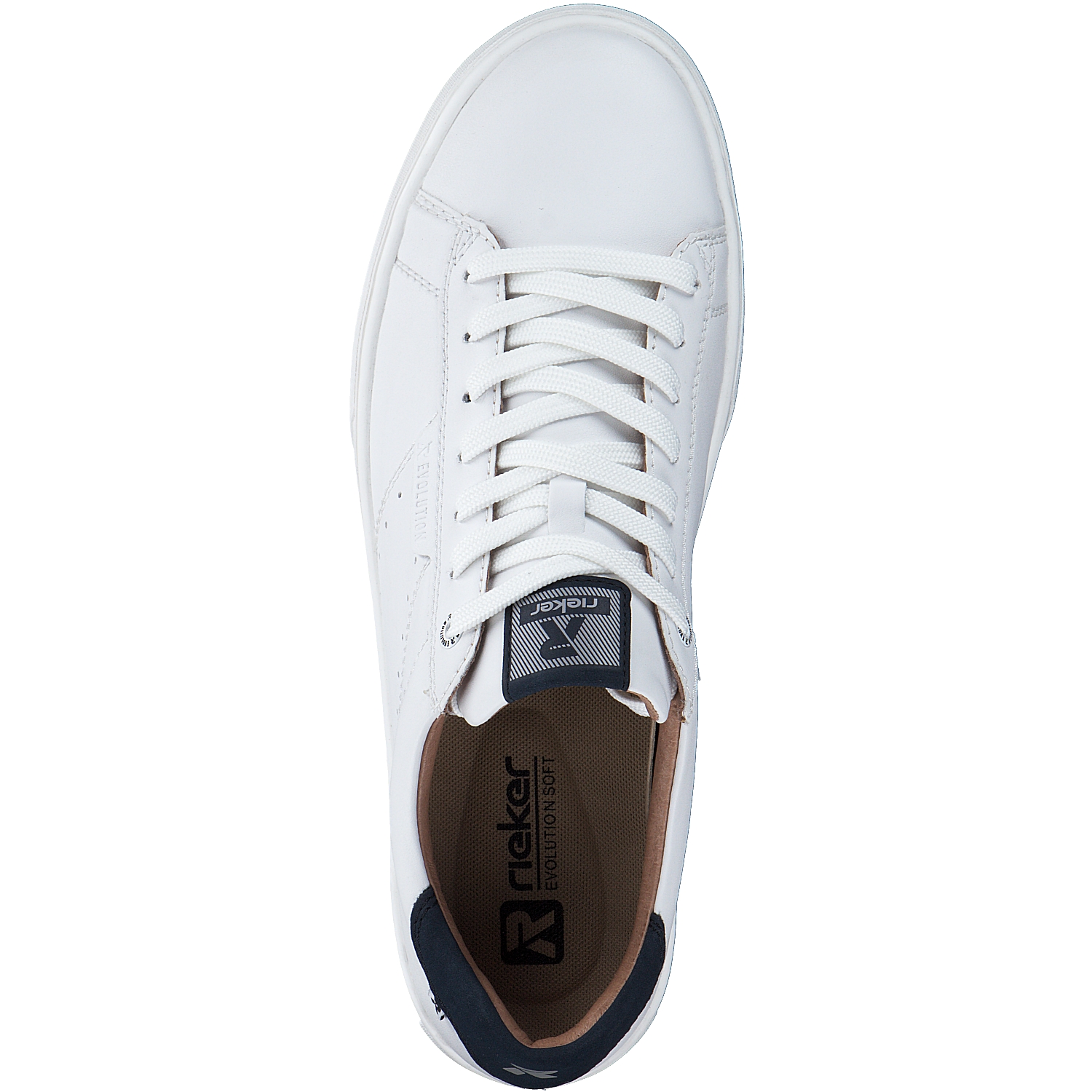 Rieker U0704, Sportliche Halbschuhe, Herren, Weiß