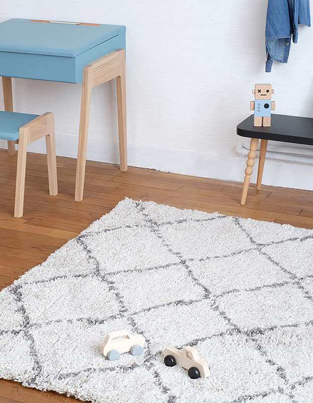 Tapis deco shaggy NOMAD