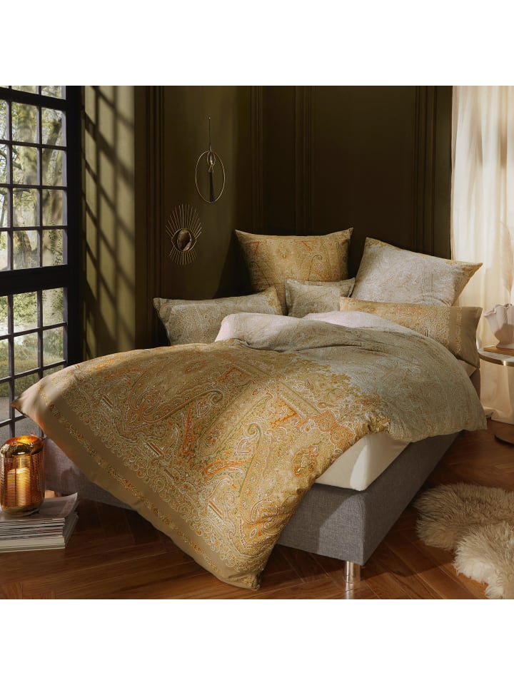 Bassetti Fein Satin Bettwäsche Michelle V6 in beige günstig kaufen