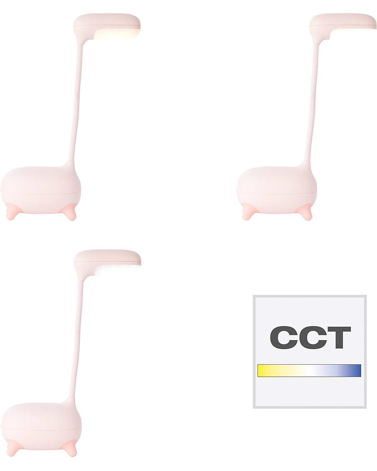 Dino LED Tischleuchte pink