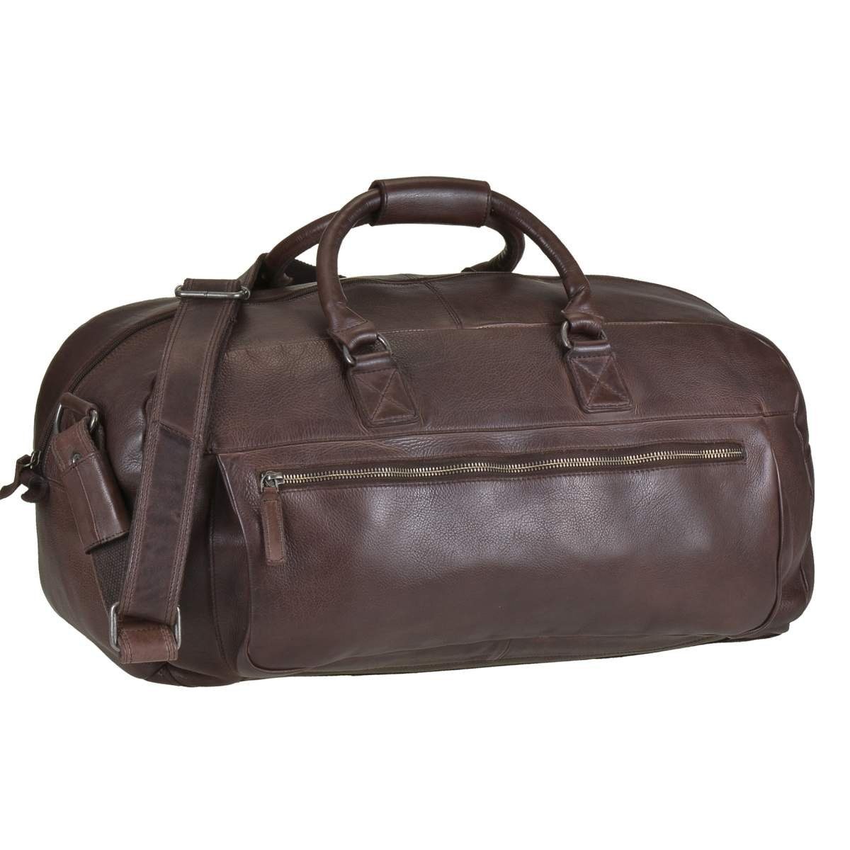 Greenburry Reisetasche Vintage Washed, Sporttasche, Herren Weekender 51cm, knautschig weiches Leder