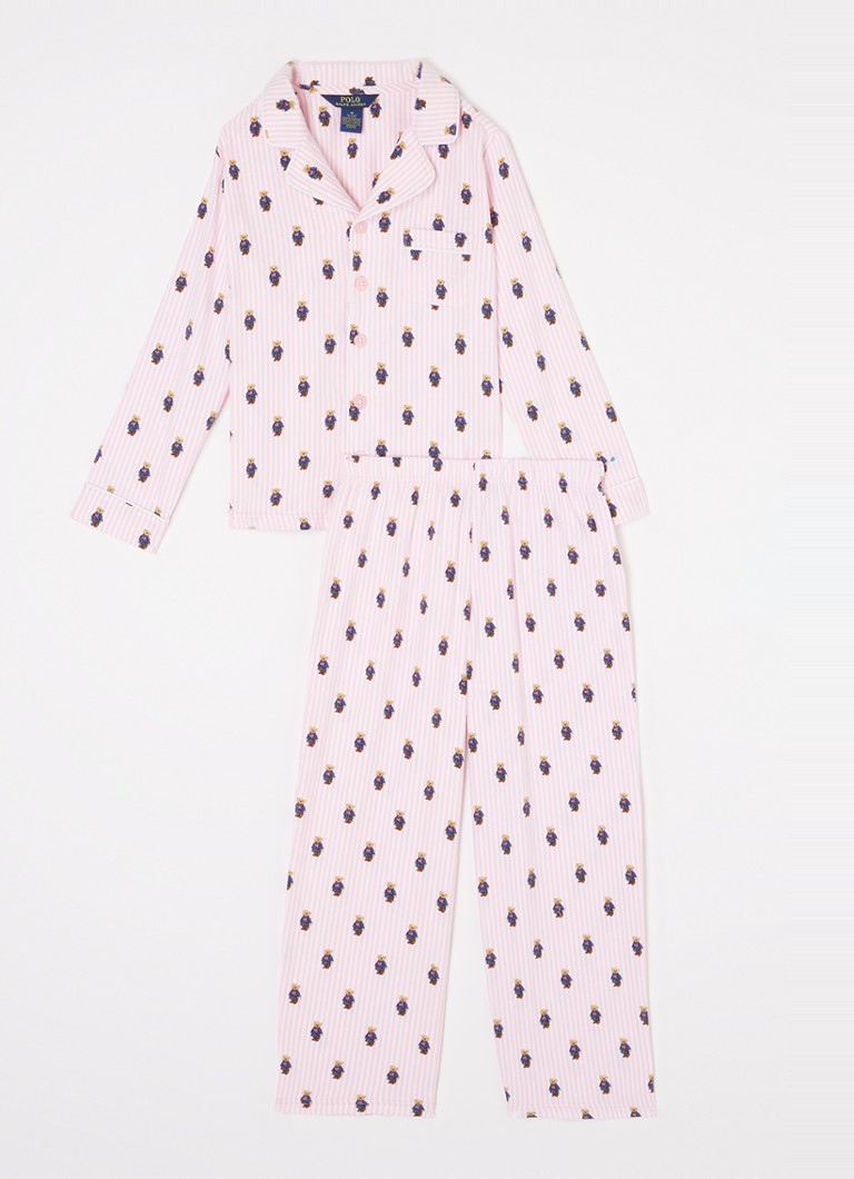 Un set de pijamale cu imprimeu al logo-ului Ralph Lauren