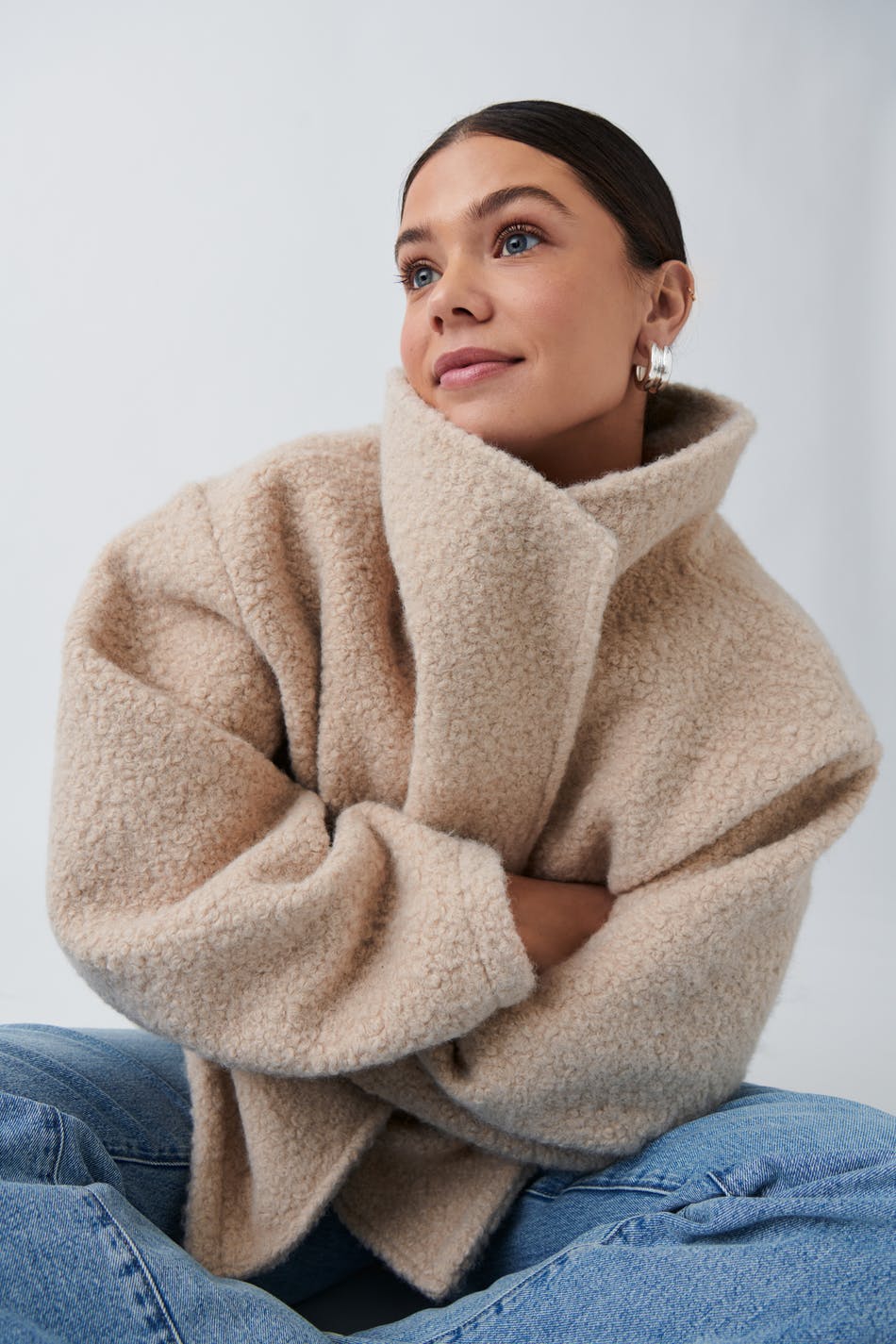 Soft boucle jacket