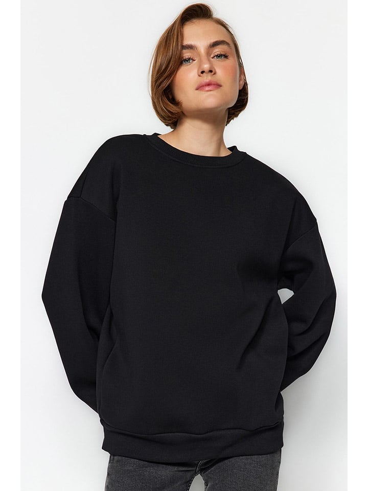 trendyol Sweatshirt in Schwarz günstig kaufen