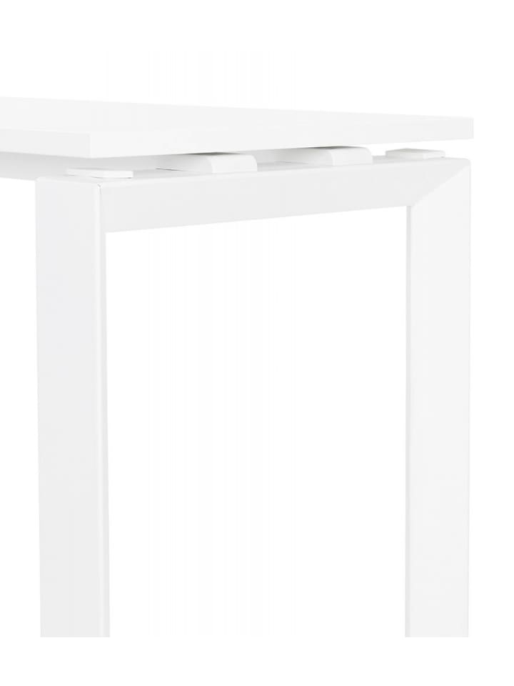 KADIMA DESIGN Eckschreibtisch Holz Metall | Büromöbel mit zeitgenössischem Stil in Weiß günstig kaufen onesize