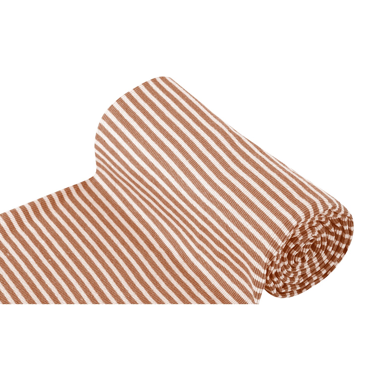 Ringelbündchen, offwhite/camel