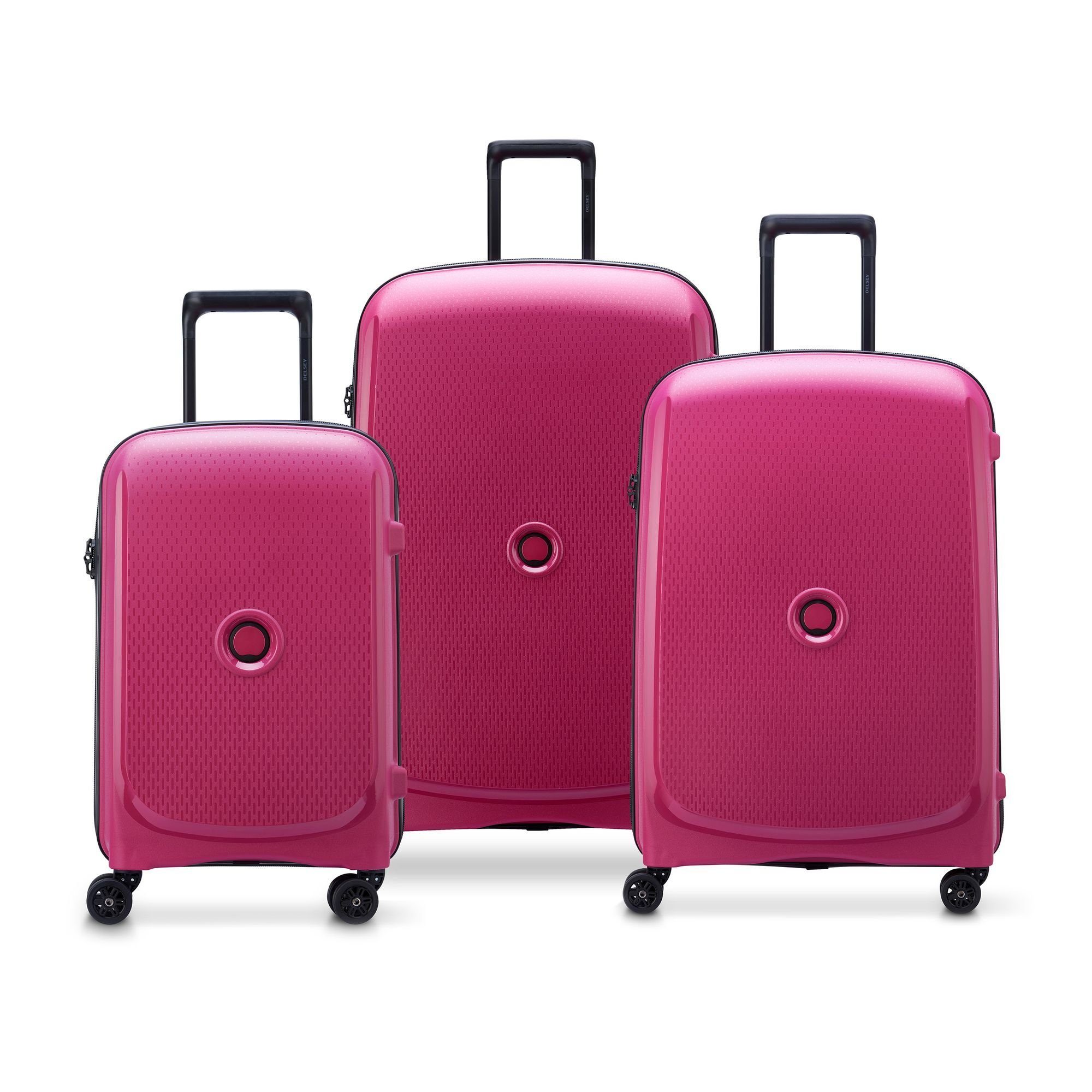 Delsey Trolleyset Belmont Plus, 4 Rollen, (3-teilig, 3 tlg), Polypropylen