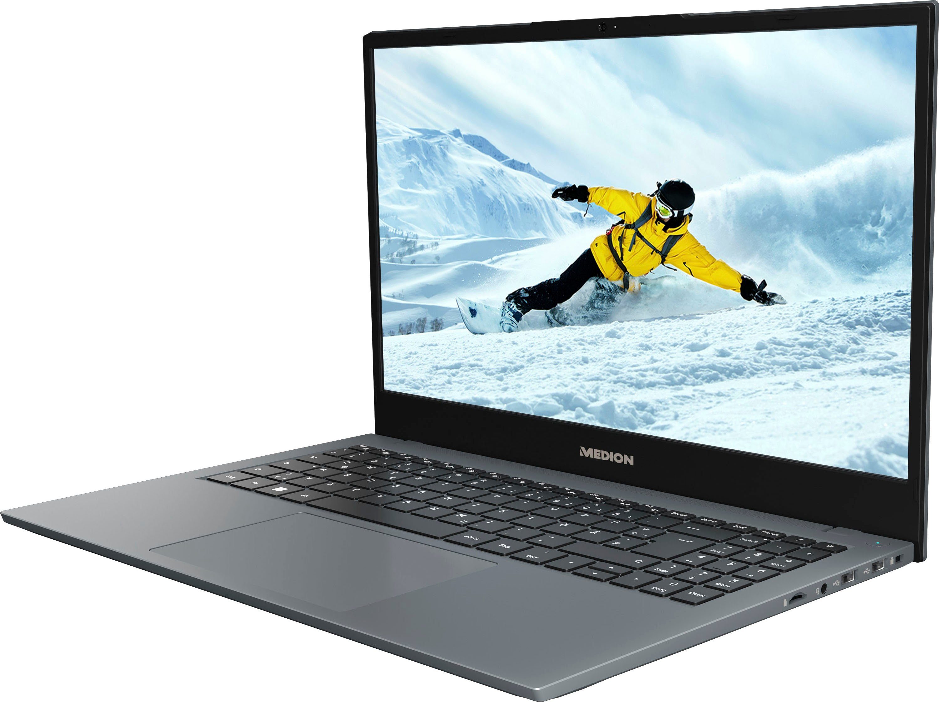 Medion® AKOYA® E15423 Notebook (39,6 cm/15,6 Zoll, Intel Core i5 1155G7, Iris Xe Graphics, 512 GB SSD)