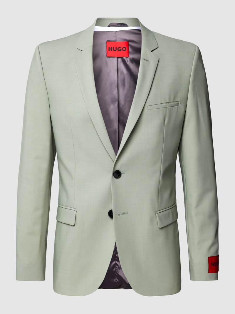 2-Knopf-Sakko mit Label-Patch in mint
