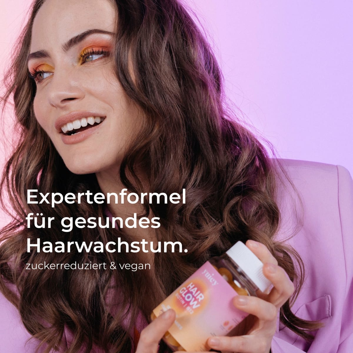 Haarvitamine Hair Glow Biotin Gummies (60 Stück), 210 g