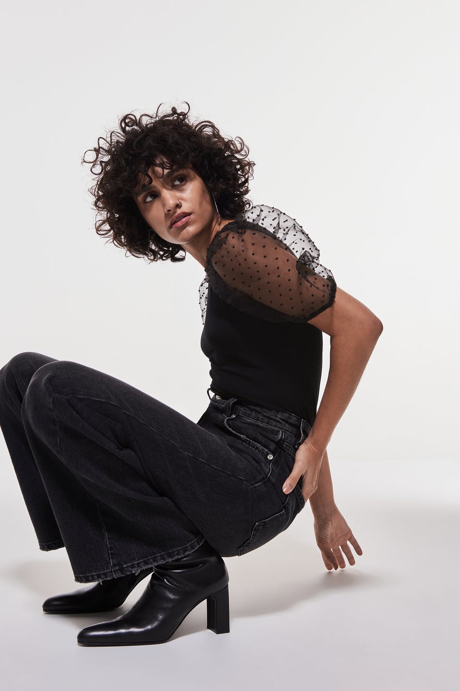 Pia organza top