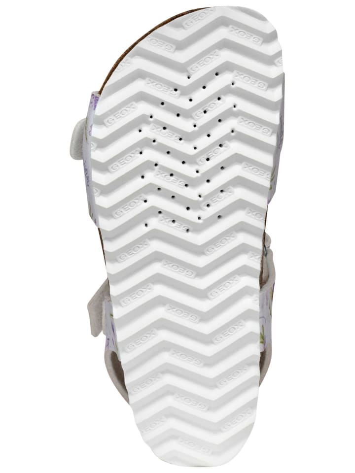 Geox Sandalen in Weiß/Lila günstig kaufen