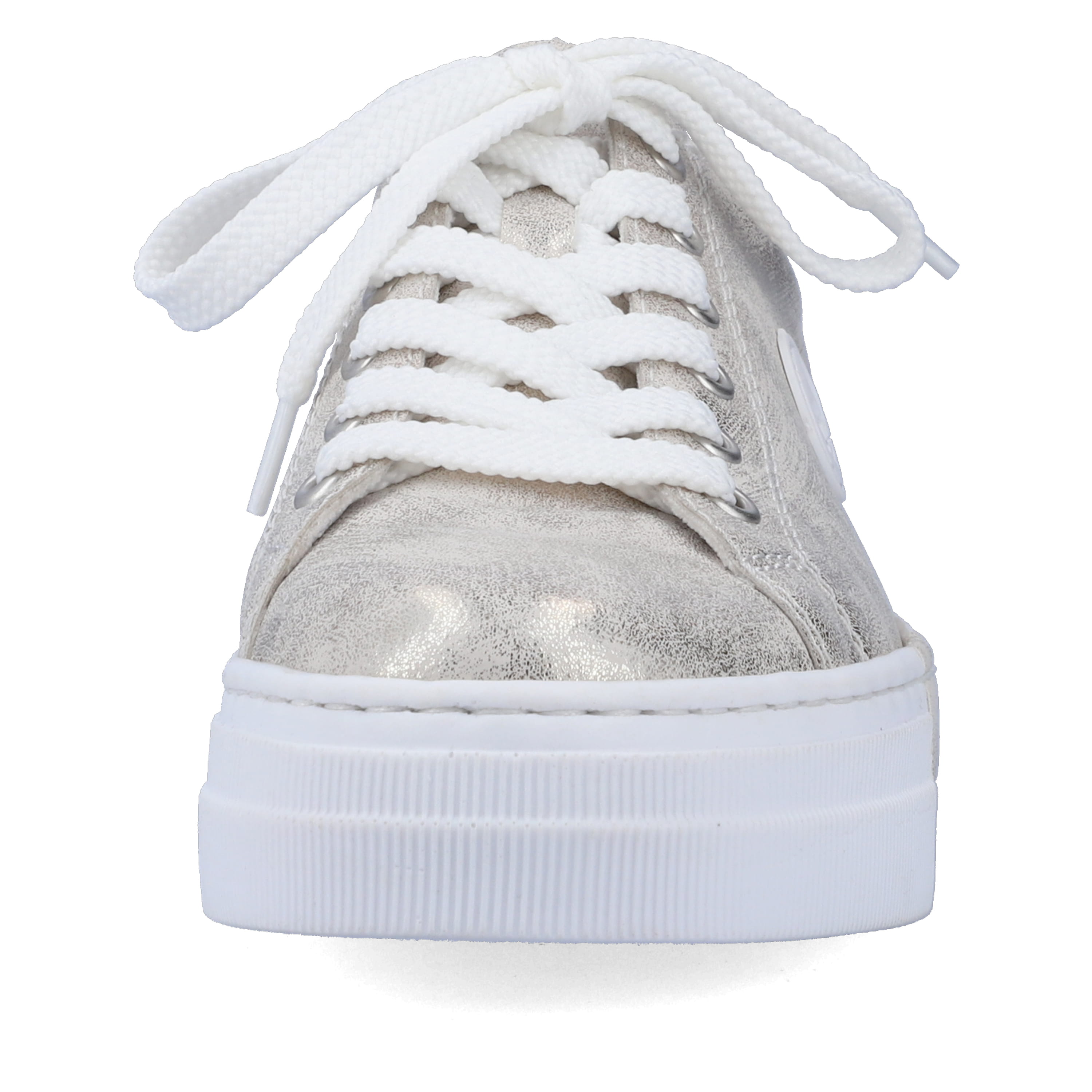 Rieker Damen Sneaker Low silber-metallic