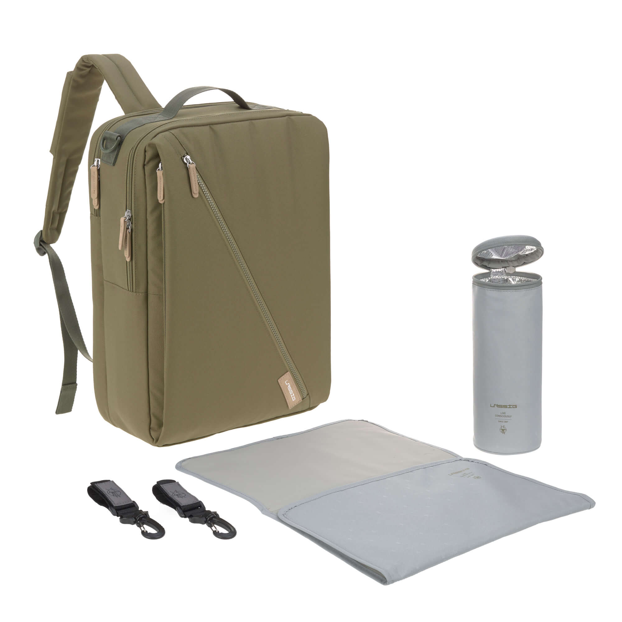 Wickelrucksack - Green Label Tidy Talent, Olive