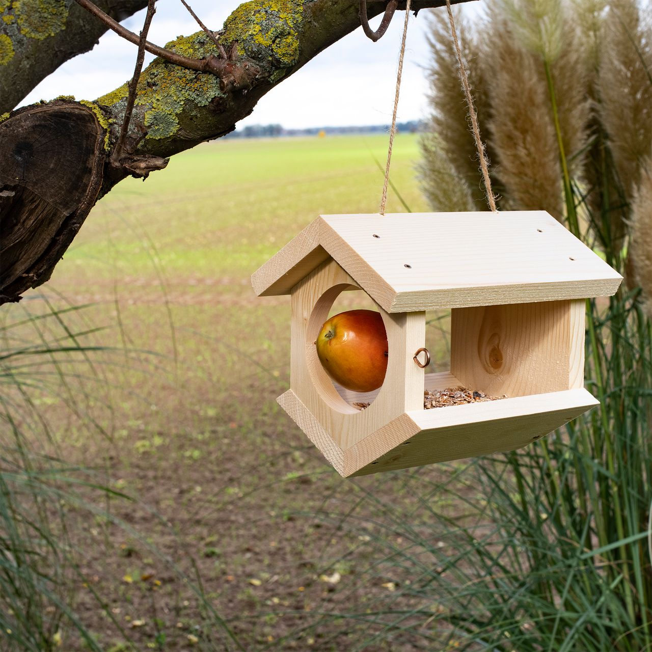 Tevigo Gardigo Vogel-Futterhaus Modul gewinkelt