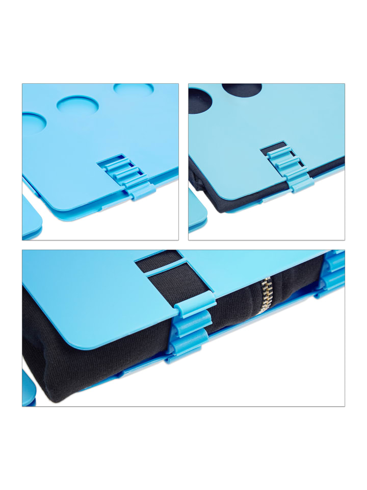 relaxdays Faltbrett in Blau günstig kaufen onesize