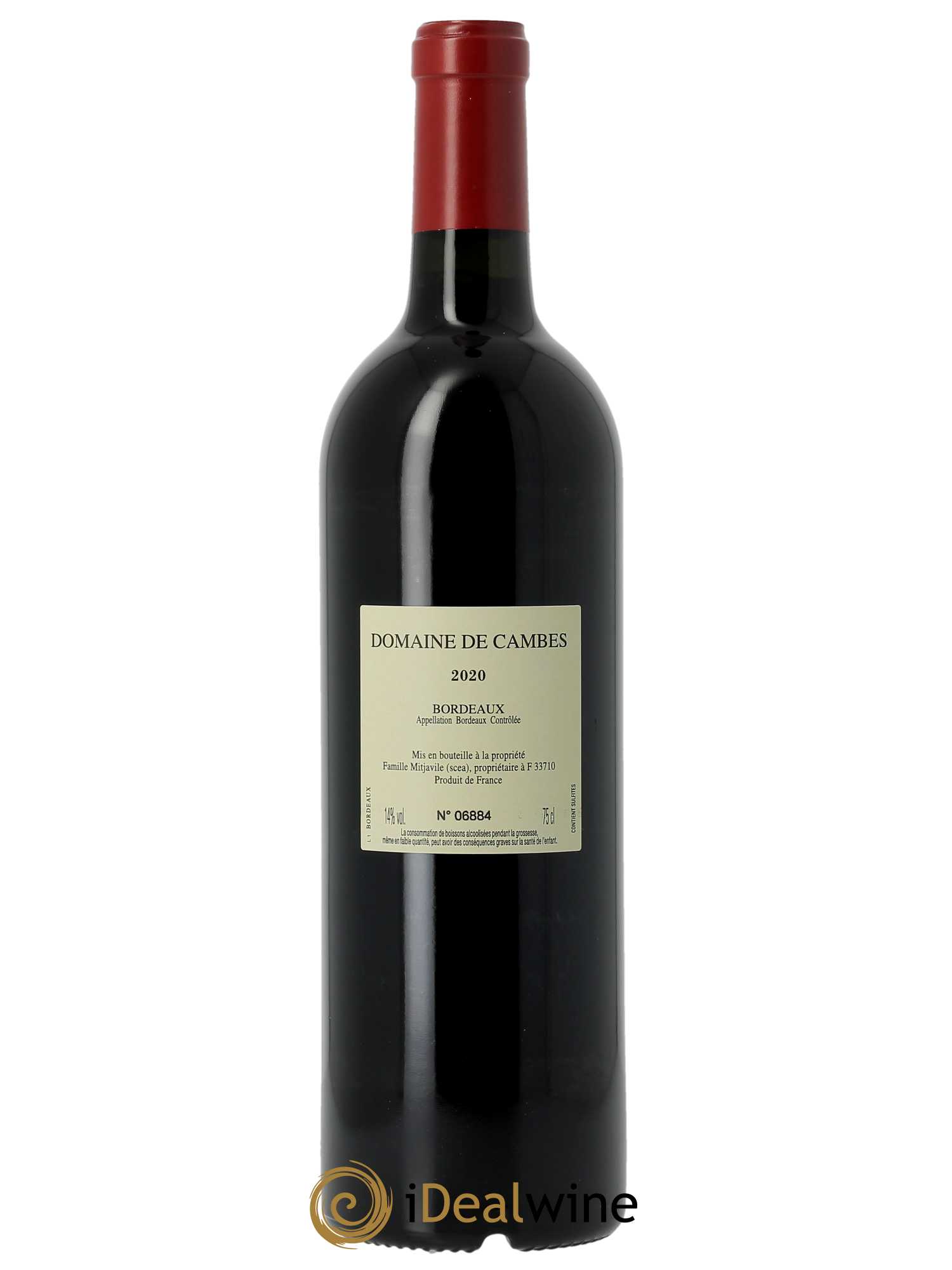 Domaine de Cambes  2020 - Lot de 1 Bouteille