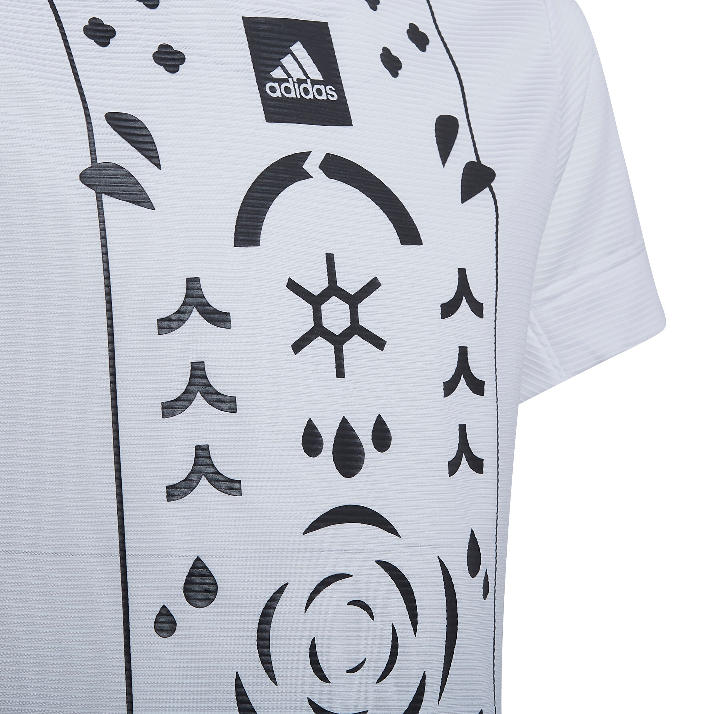 Q2 T-Shirt Jungen - Weiß, Schwarz