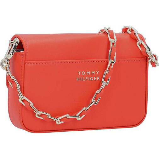 TOMMY HILFIGER Hero Turnlock Mini Bag Schultertasche Leder 16 cm