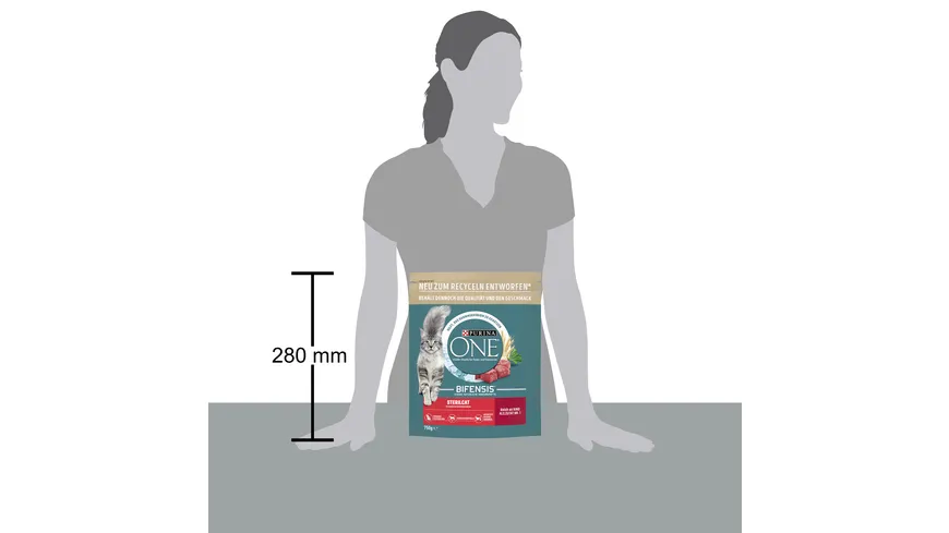 PURINA ONE STERILCAT Rind 750 g