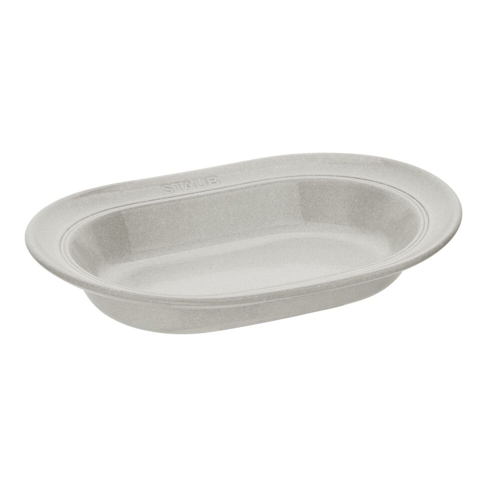Teller 25 cm, Keramik, Weisser Trüffel