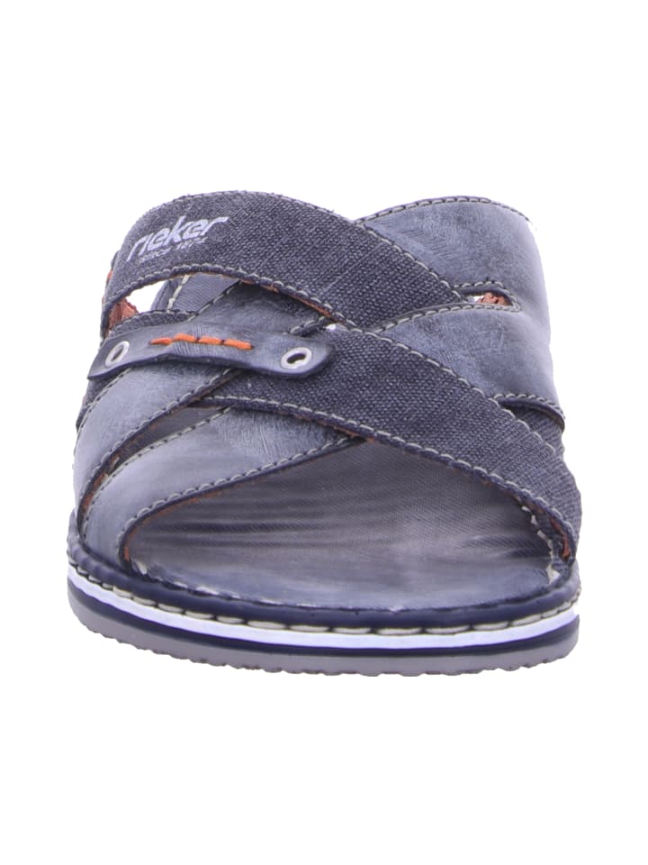 rieker Pantolette in blau günstig kaufen
