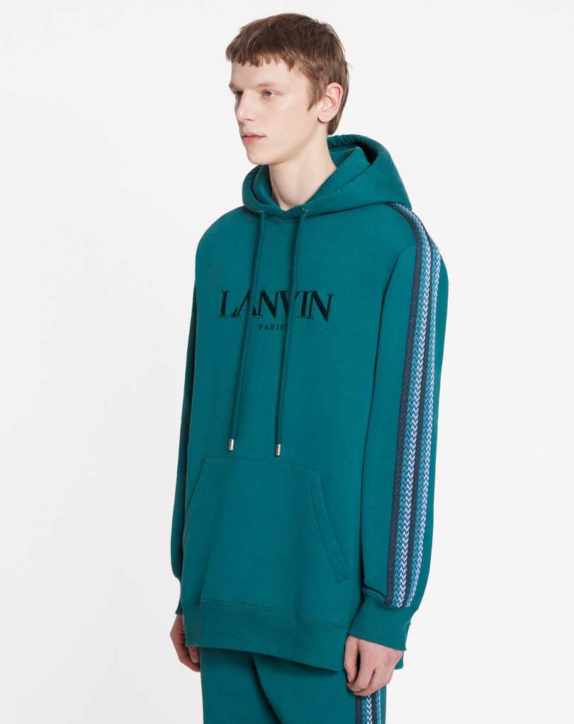 HOODIE OVERSIZE BRODÉ LANVIN SIDE CURB