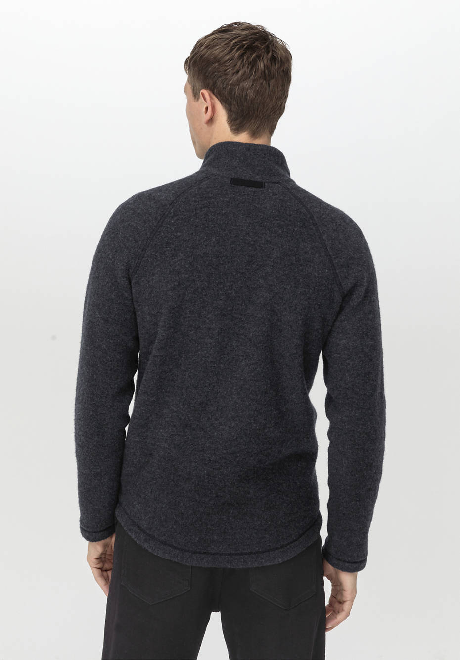 Wollfleece-Jacke aus reiner Bio-Merinowolle