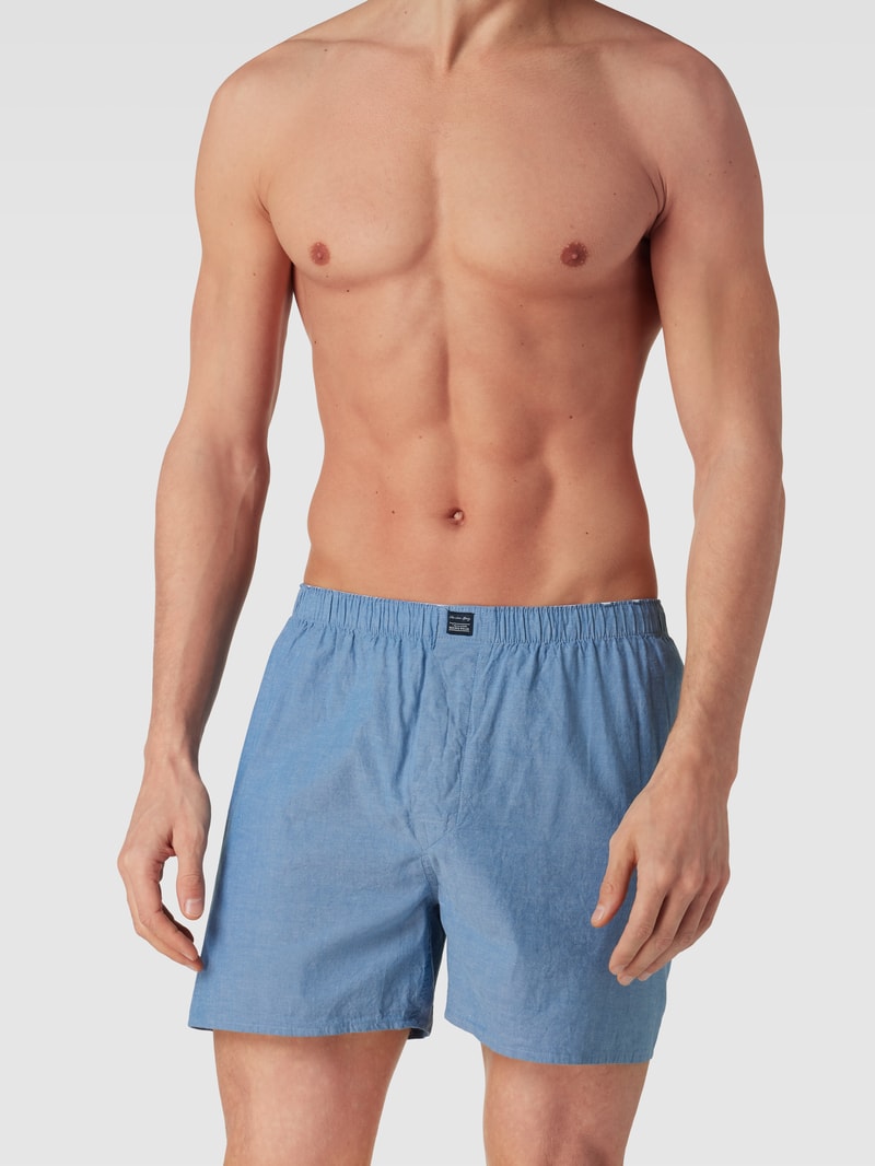 Boxershorts mit Streifenmuster im 3er-Pack in royalblau