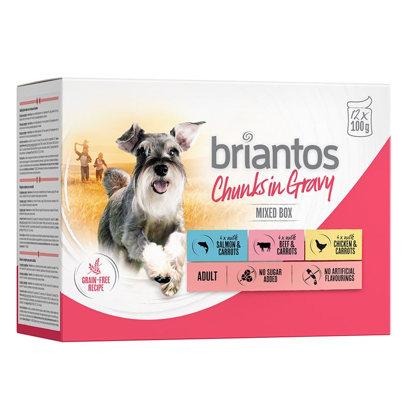 Sparpaket Briantos Chunks in Gravy 48 x 100 g