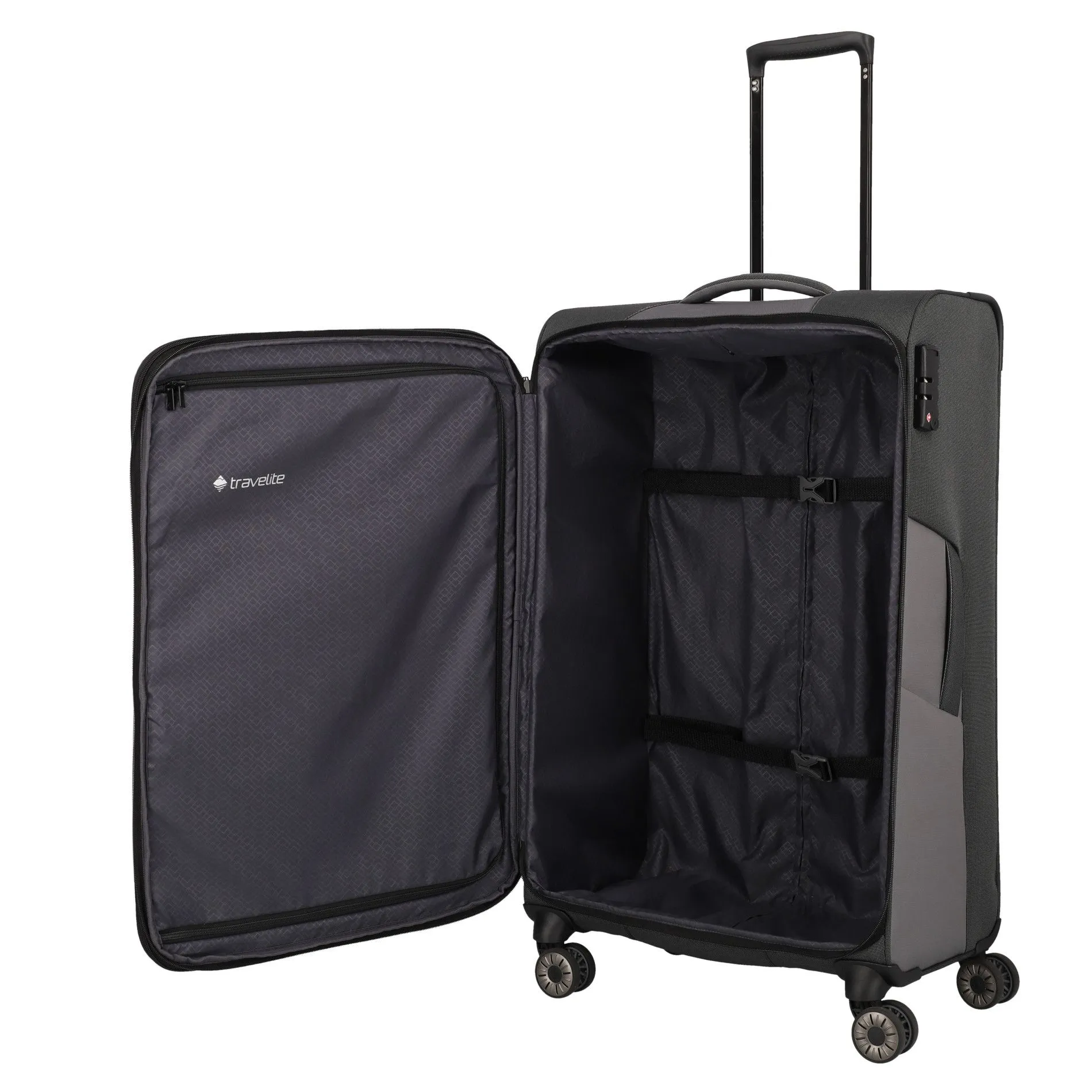 Travelite VIIA Trolley 4 Rollen L - Schiefer