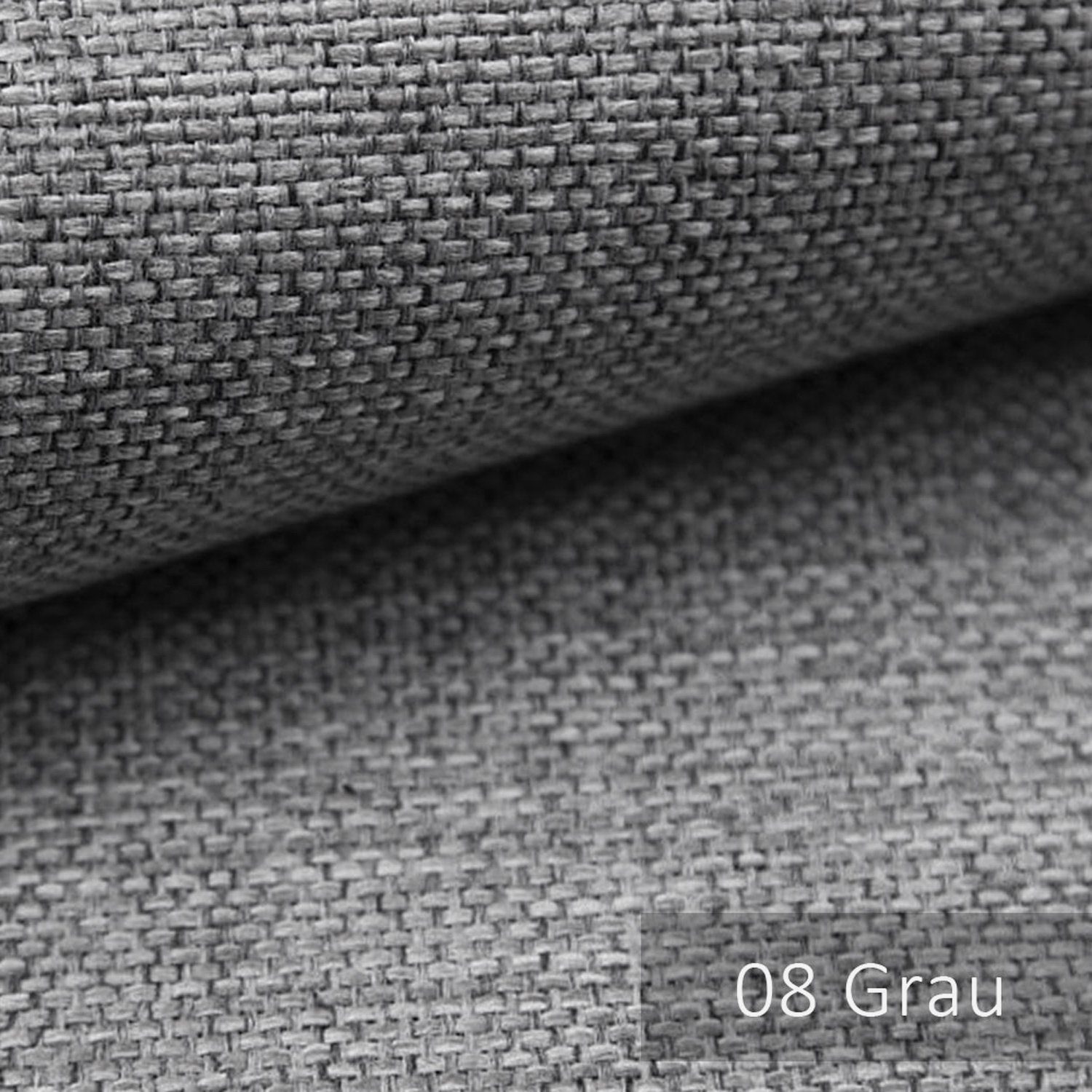novely Stoff novely® MUDAU grob gewebt Polsterstoff Meterware Möbelstoff Mélange Fl