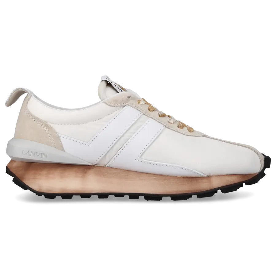 Lanvin - Sneaker low NYLON RUNNING Nylon - weiß