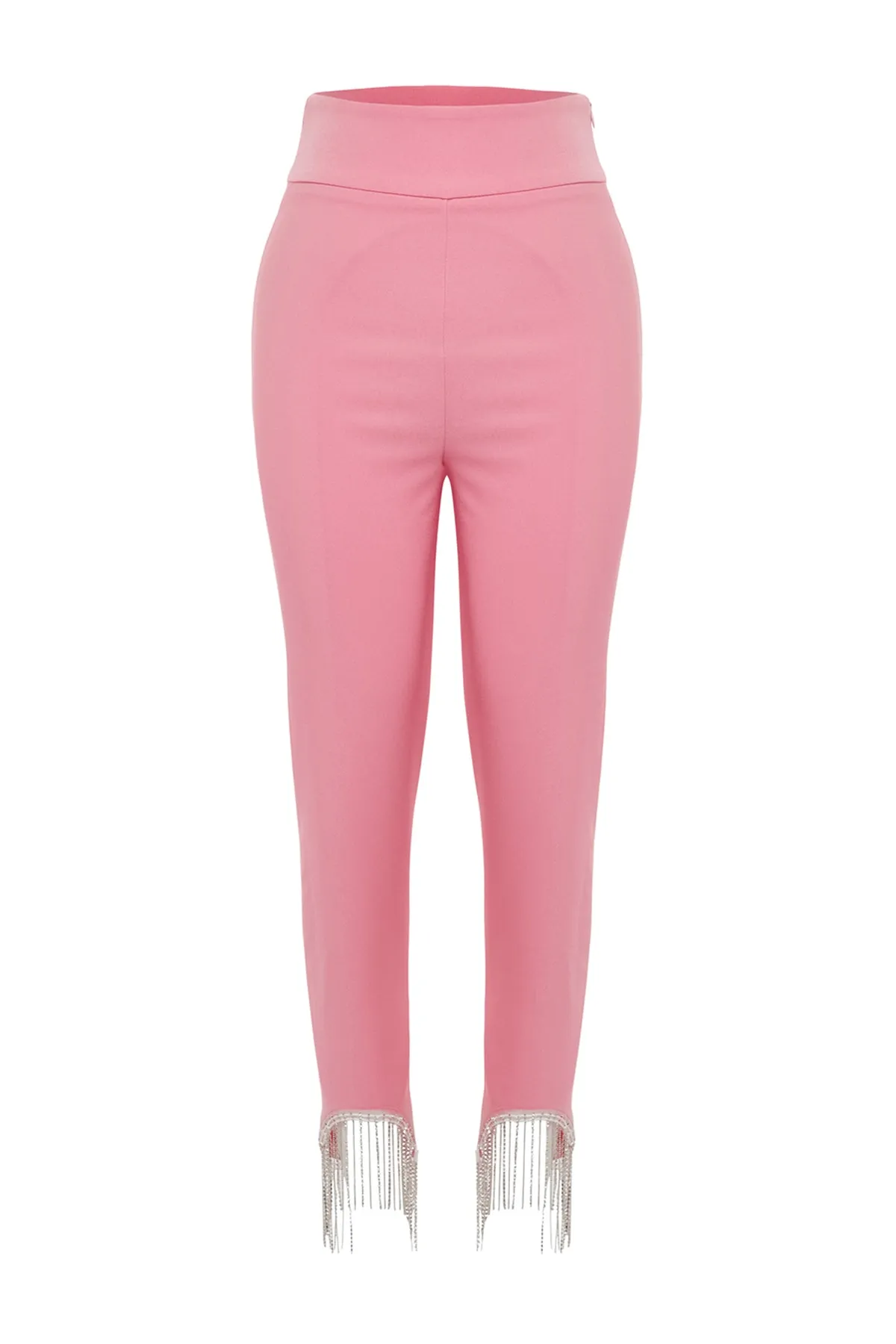Trendyol Collection  Hellrosa Hose mit Accessoire-Details TPRSS20PL0106