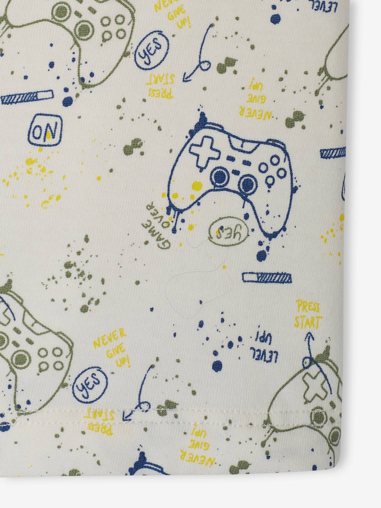 Vertbaudet 4er-Pack Jungen Boxershorts mit Bio-Baumwolle, Gaming - tinte