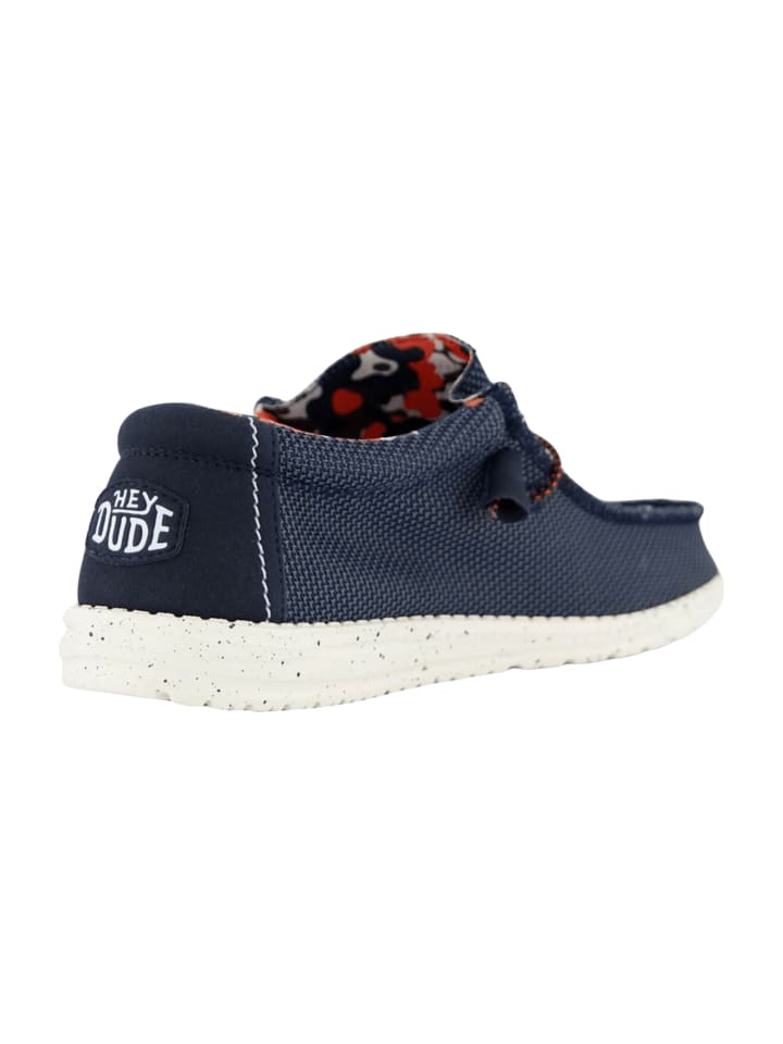 Hey Dude Mokassin Schnürschuhe in Blau günstig kaufen